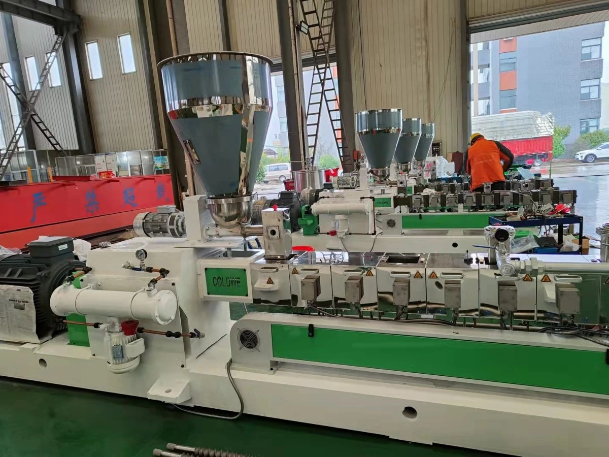 high-capacity twin screw extruder high-capacity twin screw extruder